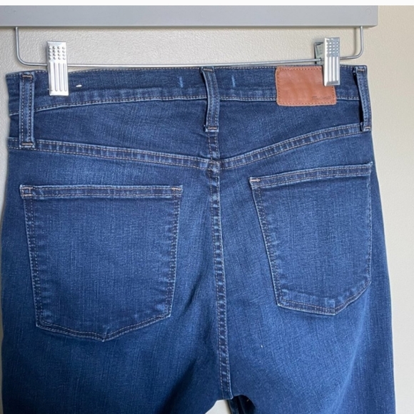 Madewell 10" High Rise Skinny dark wash - Picture 8 of 13